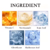 Vitamin C: orange slices splashing in juice, representing citrus vitamin C source