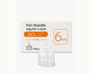 SOL-M 31G × 6mm Sterile Pen Needles